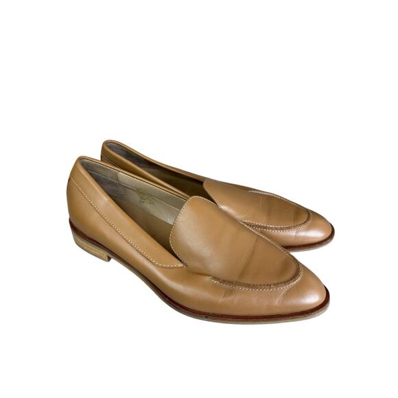 Everlane The Italian Leather Modern Loafers Tan Brown Slip-On Flats Size 7.5 US - Picture 4 of 10